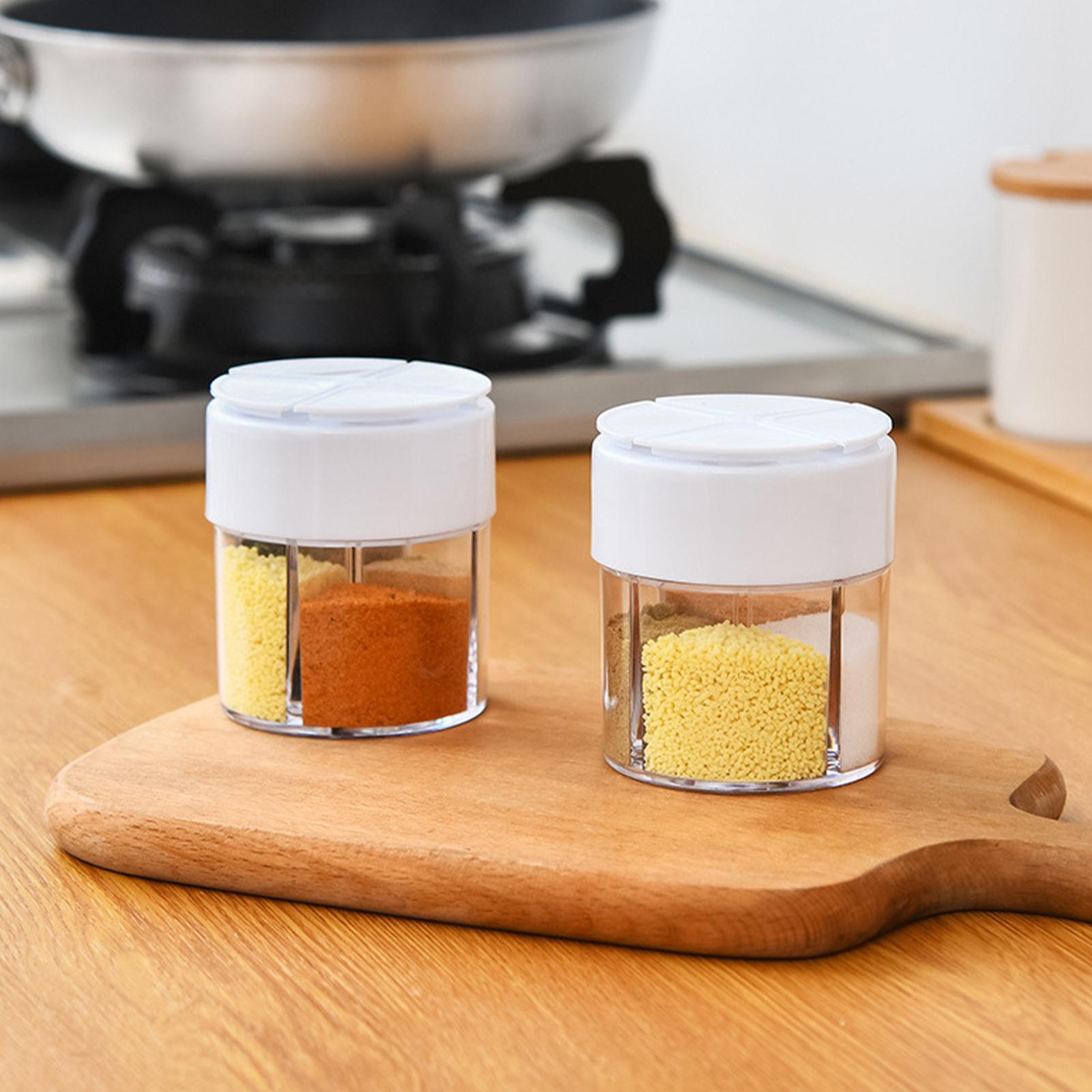 Camping Cooking Easy - Recipientes para temperos, recipiente transparente para