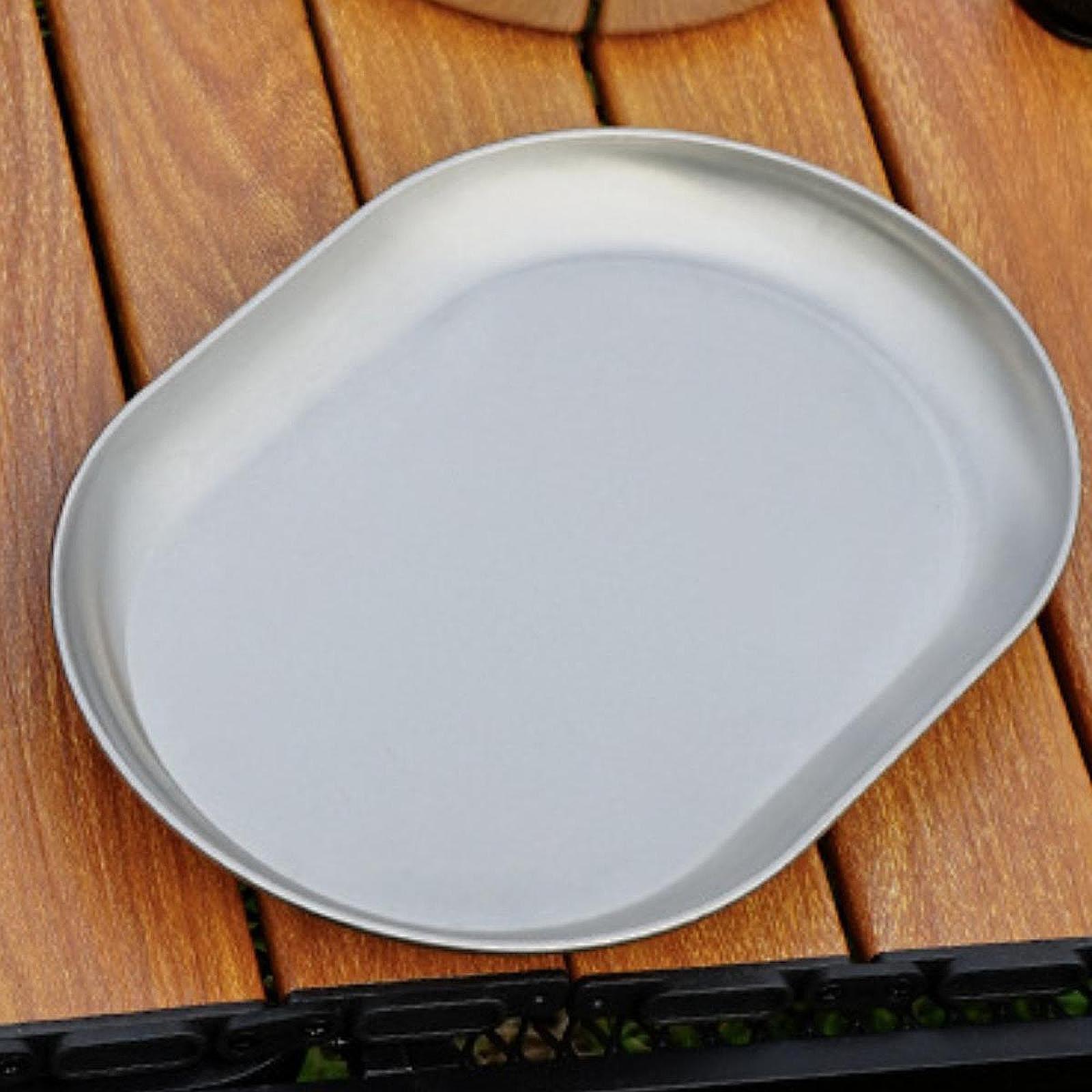 Camping Cooking Dishes - Prato de Camping em Aço Inoxidável