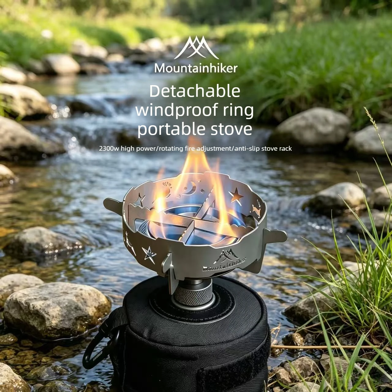 Cooking On Camping Stove - Fogareiro de Camping com Anel Desmontável