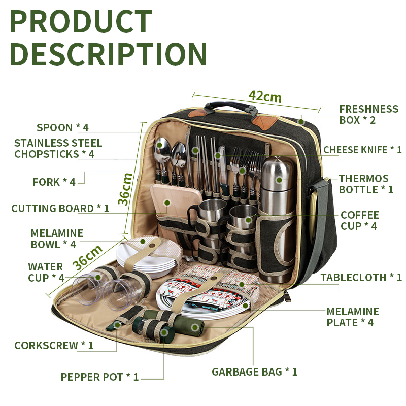 Conjunto de Utensílios de Luxo - Camping Cooking Dishes avaliação e preço
