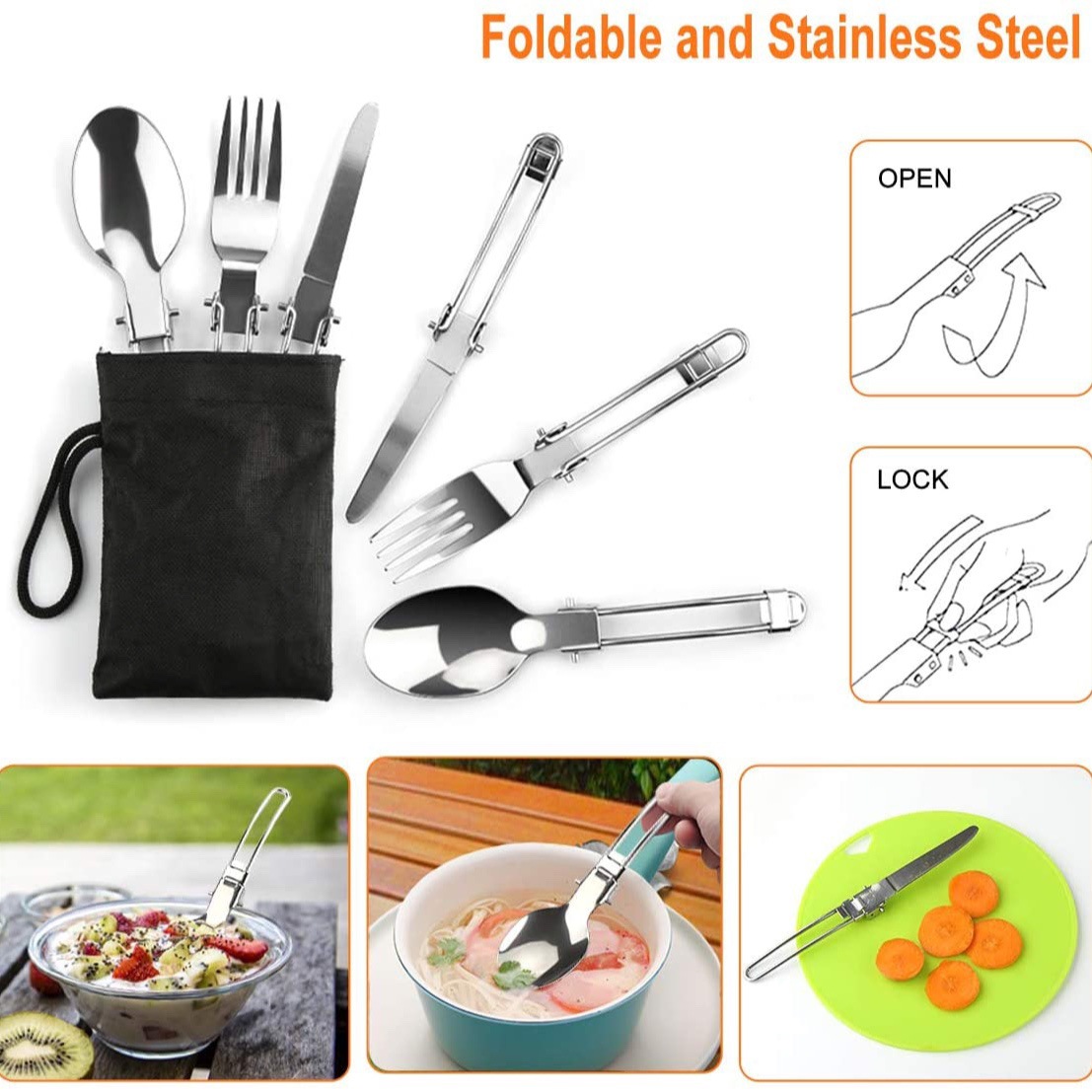 Conjunto de Cozinha para Campi - Camping Cooking Set With Kettle avaliação e preço