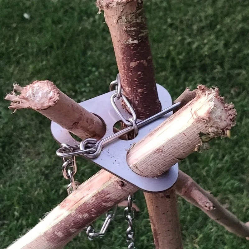 Suporte Portátil para Panelas  - Camping Cooking Pot Tripod avaliação e preço