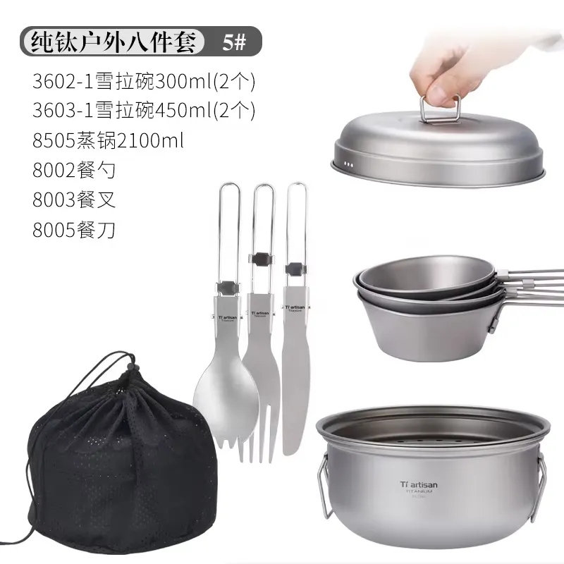Conjunto de Utensílios de Camp - Camping Cooking Set With Kettle avaliação e preço