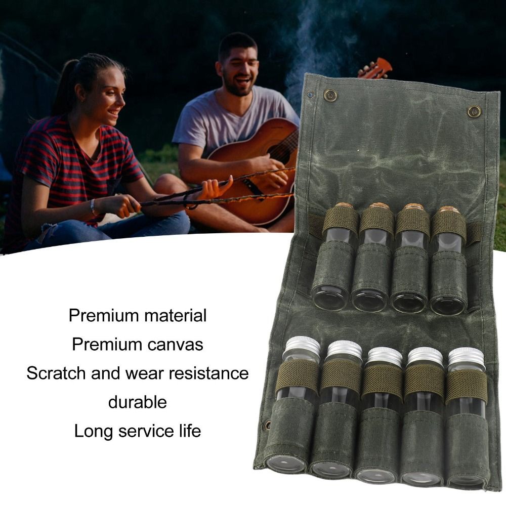 Kit de Especiarias Portátil de - Camping Cooking Youtube avaliação e preço
