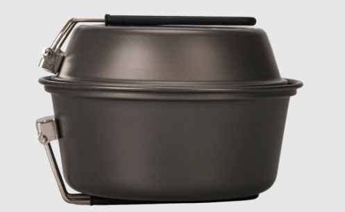 Conjunto de panelas de acampam - Camping Cooking Set With Kettle avaliação e preço