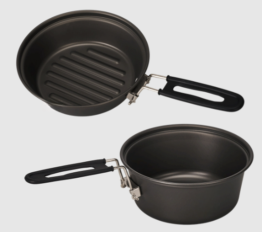 Conjunto de panelas de acampam - Camping Cooking Set With Kettle avaliação e preço