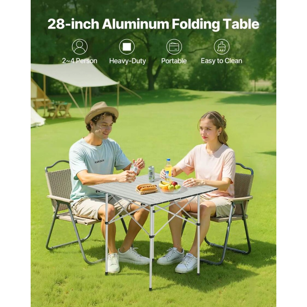 Mesa de Camping Portátil e Dob - Camping Cooking Requirements avaliação e preço
