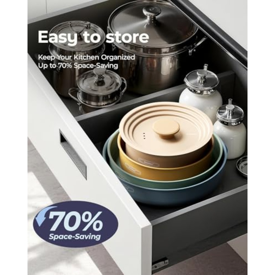 Conjunto de Utensílios de Cerâ - Camping Cooking Set Detachable Handle avaliação e preço