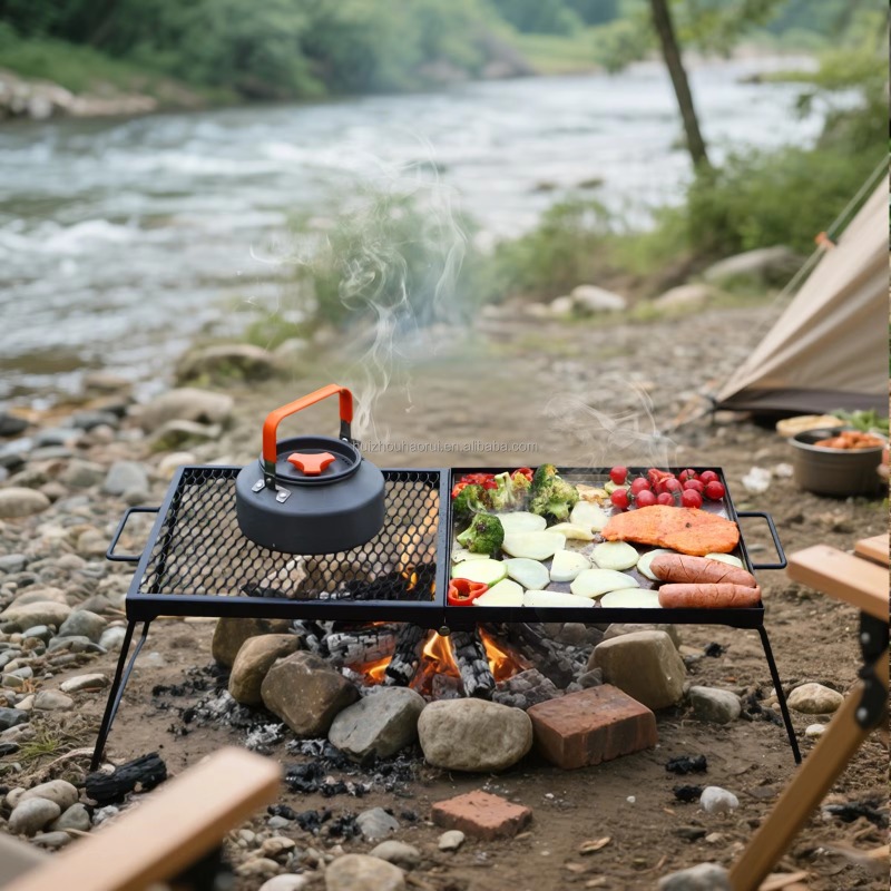 Grelha Portátil para Cozinhar  - Camping Cooking Over Fire avaliação e preço