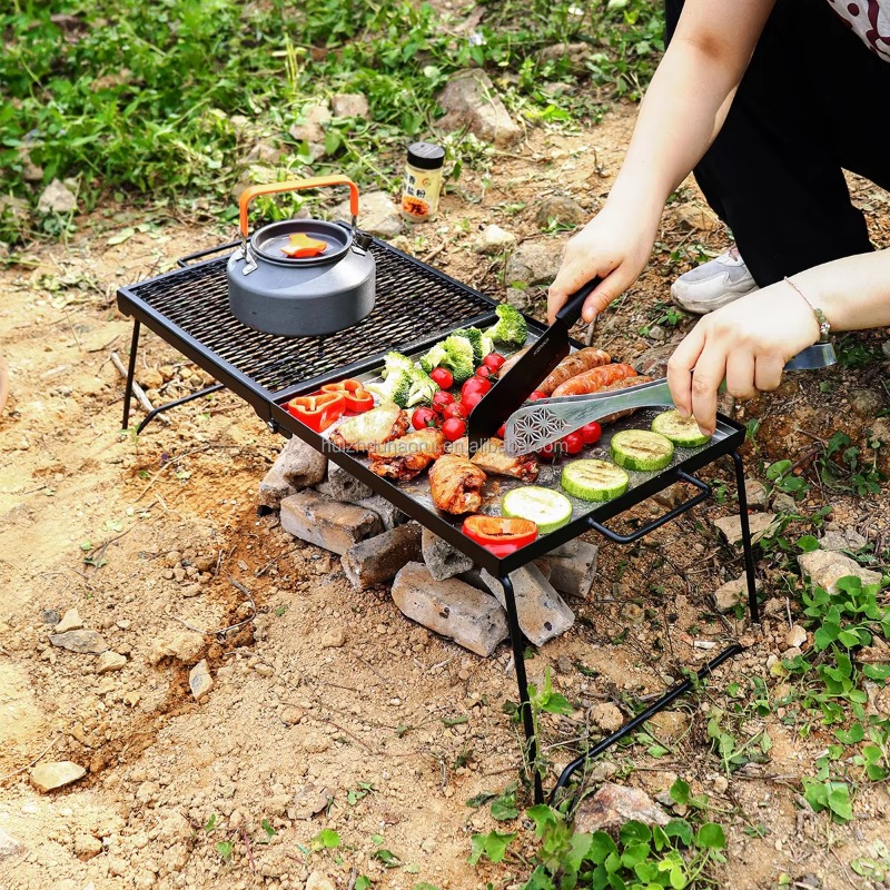 Grelha Portátil para Cozinhar  - Camping Cooking Over Fire avaliação e preço