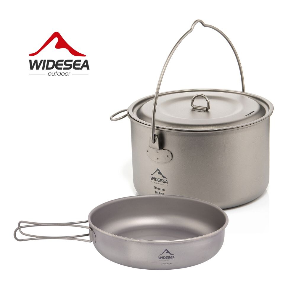 Widesea-Conjunto De Panelas De - Camping Cooking Pot Set avaliação e preço