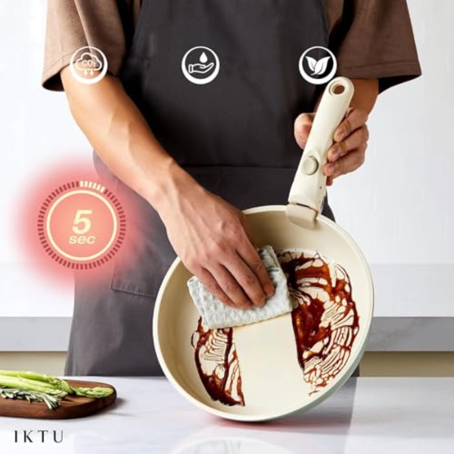 Conjunto de Panelas e Frigidei - Camping Cooking Set Detachable Handle avaliação e preço