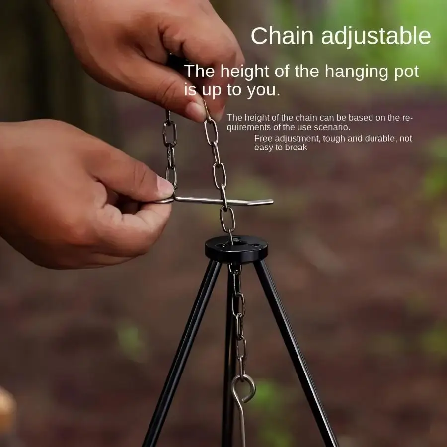 Suporte Portátil Dobrável TRAL - Camping Cooking Pot Tripod avaliação e preço