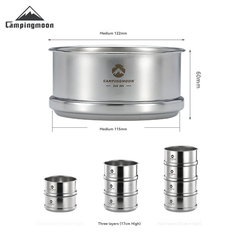 Campingmoon acampamento ao ar  - Camping Cooking Dishes avaliação e preço