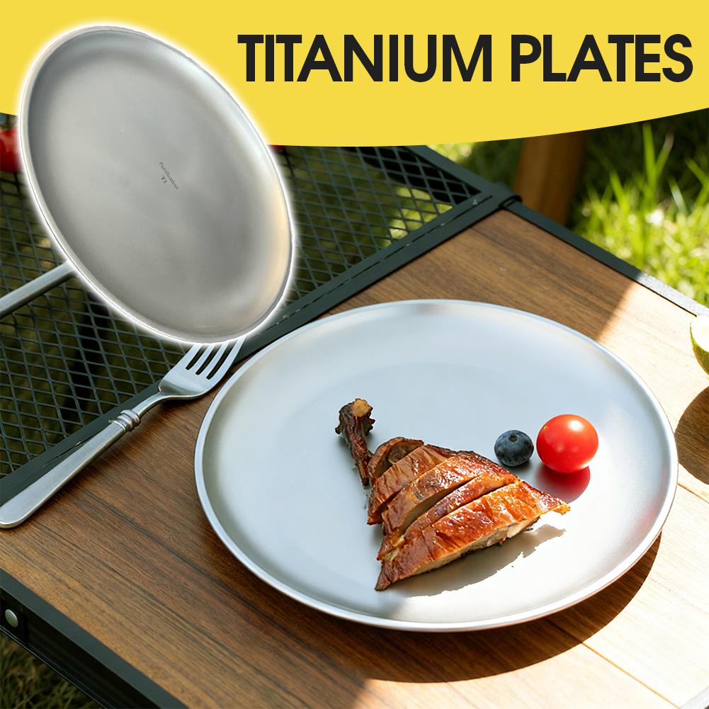Prato de Camping em Titânio Pu - Camping Cooking Dishes avaliação e preço