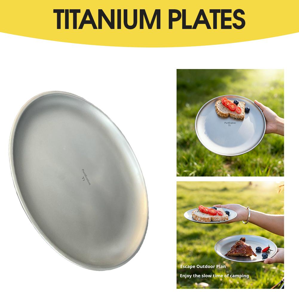 Prato de Camping em Titânio Pu - Camping Cooking Dishes avaliação e preço