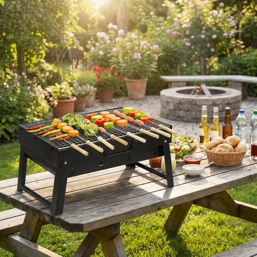 Churrasqueira Portátil Reforça - Camping Cooking Easy avaliação e preço