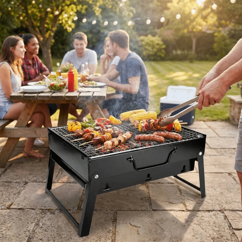 Churrasqueira Portátil Reforça - Camping Cooking Easy avaliação e preço