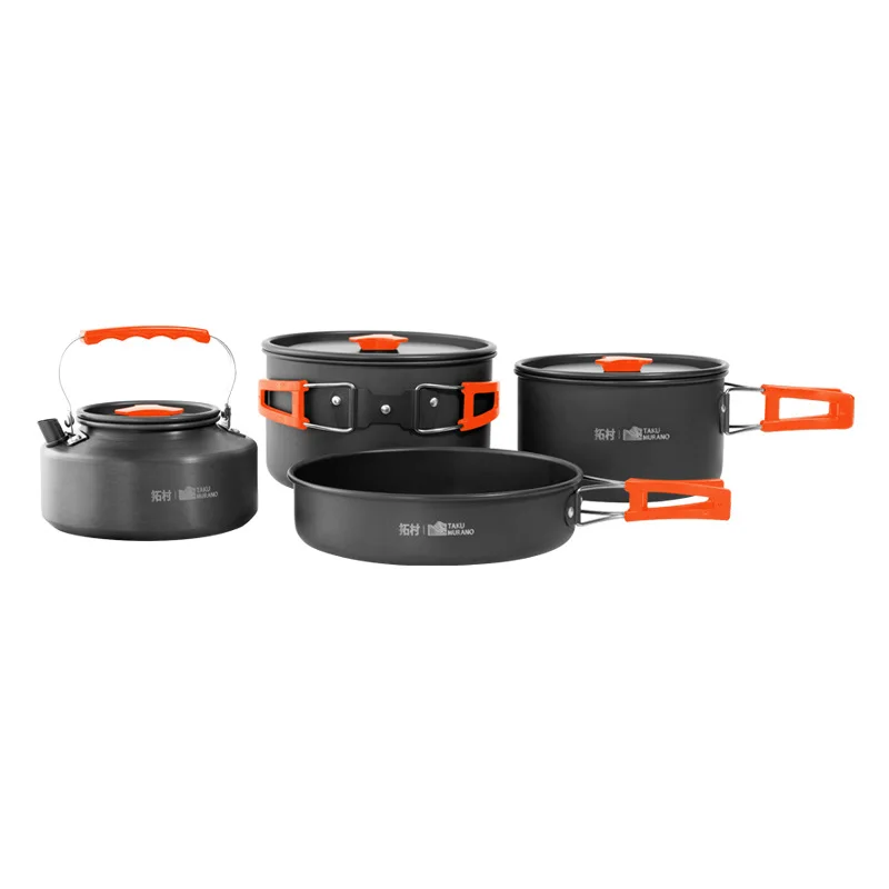 Conjunto de Utensílios de Cozi - Camping Cooking Set With Kettle avaliação e preço