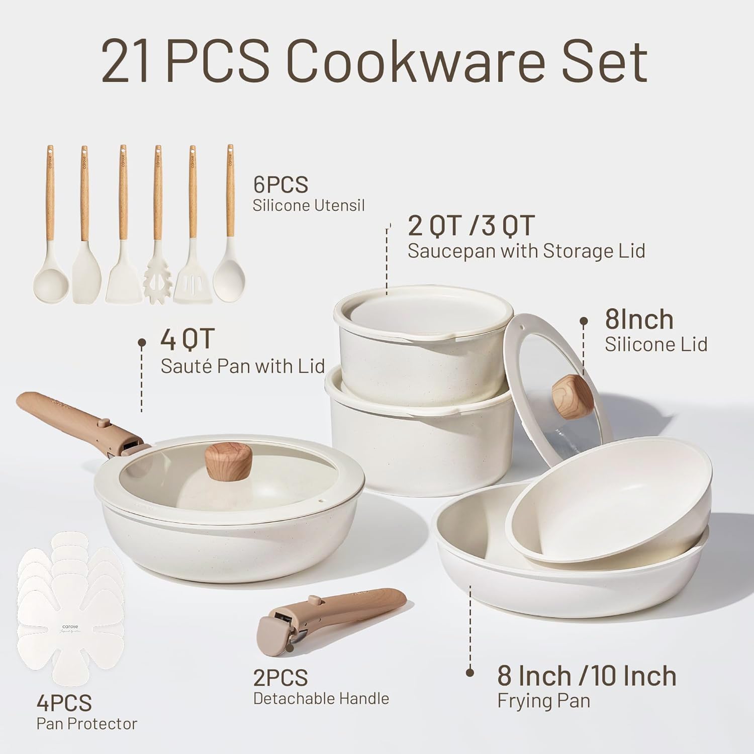 Conjunto de Utensílios de Cozi - Camping Cooking Set Detachable Handle avaliação e preço