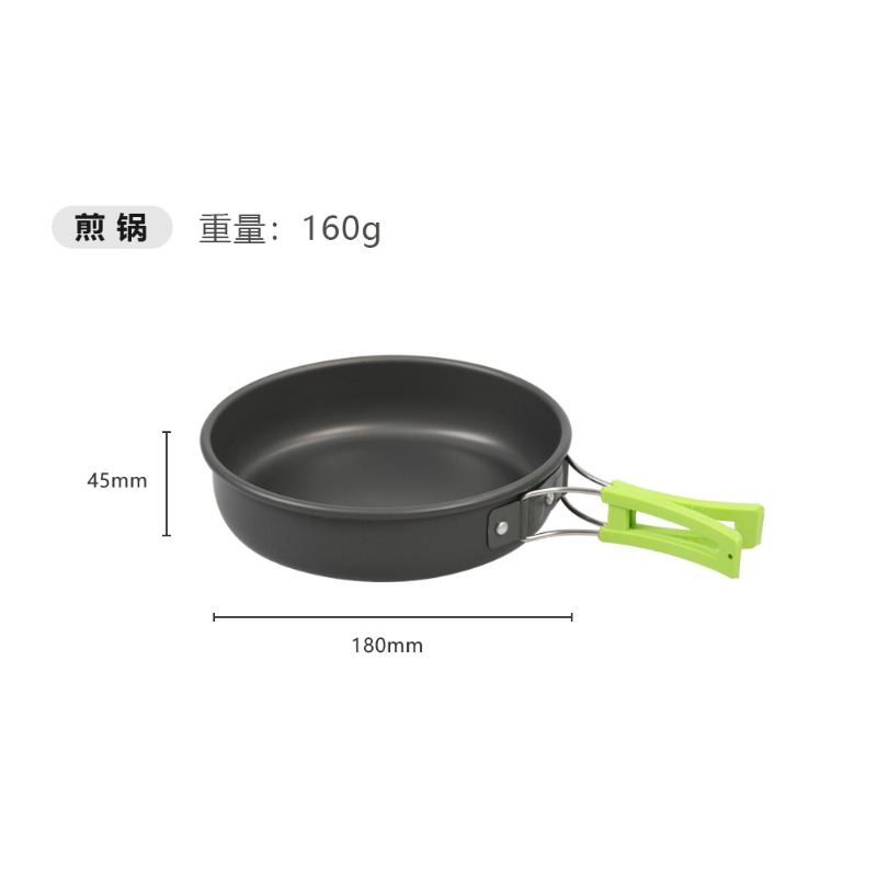 Conjunto de Utensílios de Cozi - Camping Cooking Set With Kettle avaliação e preço