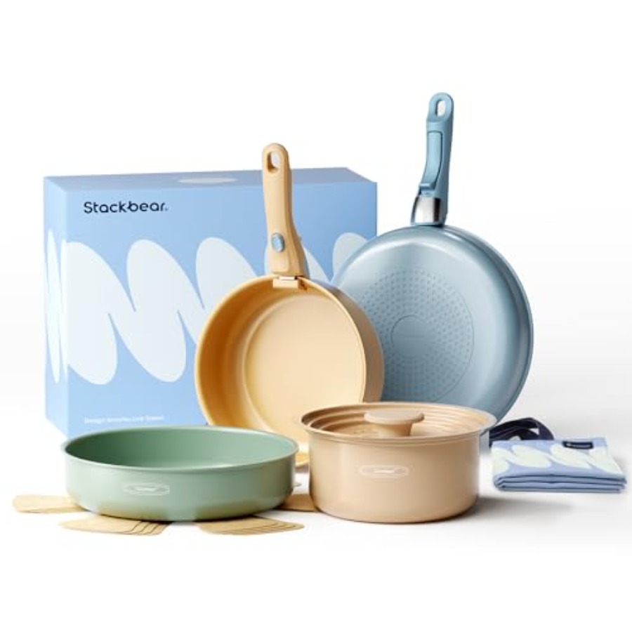 Conjunto de Utensílios de Cerâ - Camping Cooking Set Detachable Handle avaliação e preço
