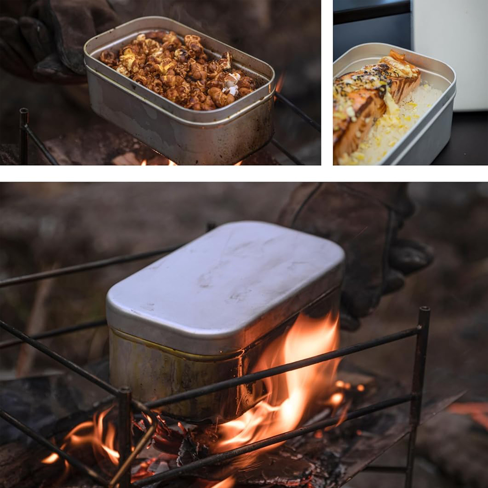Alça dobrável da caixa de bent - Camping Outdoor Cooking Set avaliação e preço