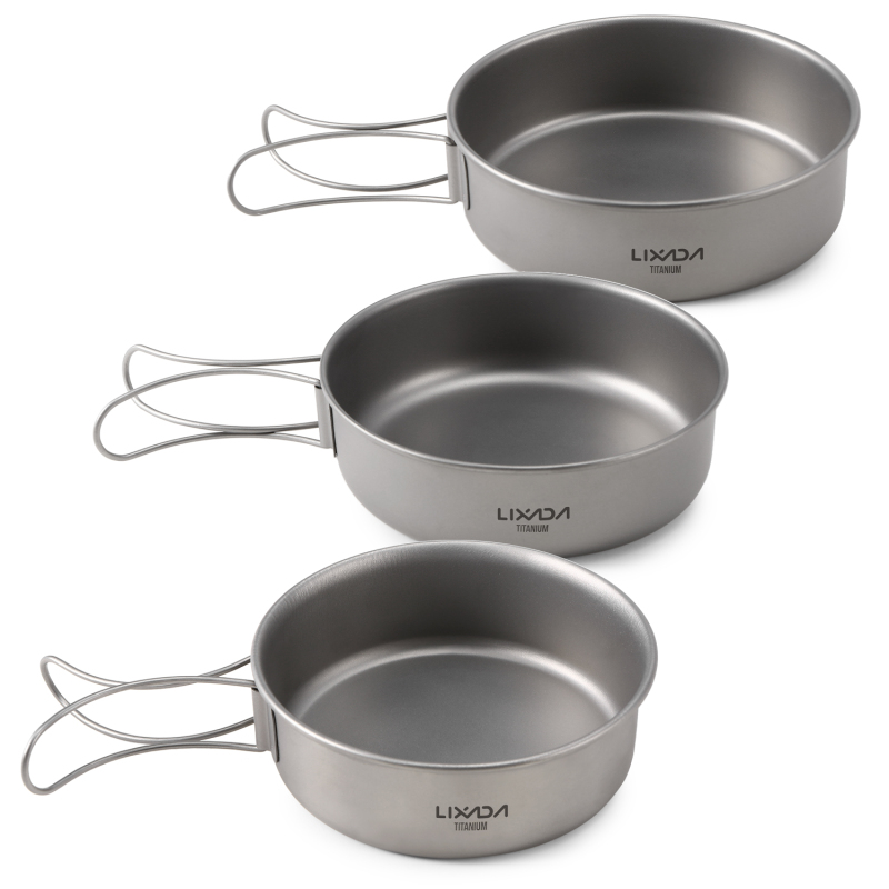 Lixada tigelas de titânio ultr - Camping Cooking Dishes avaliação e preço