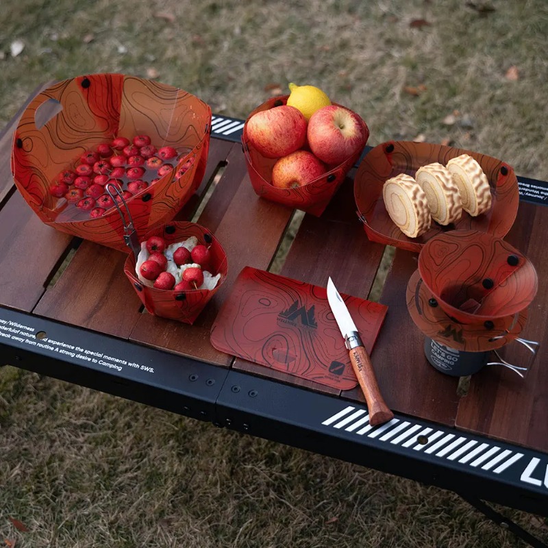 Dobrável acampamento talheres  - Camping Cooking Dishes avaliação e preço