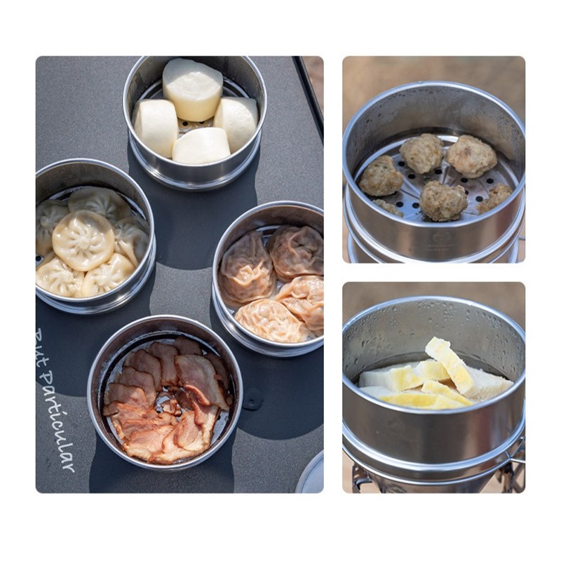 CAMPINGMOON Portatle acampamen - Camping Cooking Dishes avaliação e preço